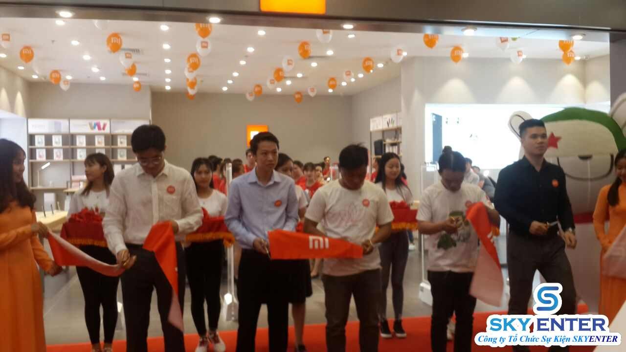 tổ chức sự kiện khai trương cửa hàng xiaomi